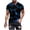 Blue, variant on WREESH Men's Print Round Neck T-Shirts Short Sleeve Casual Summer Tops for Fitness Enthusiasts Green