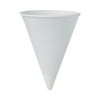 SOLO Cup Company 4BR Cone Water Cups, Cold, Paper, 4 oz., White, 200/Pack