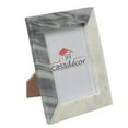 thumbnail image 1 of 5X7 Marble White & Grey Picture Frame, 1 of 4