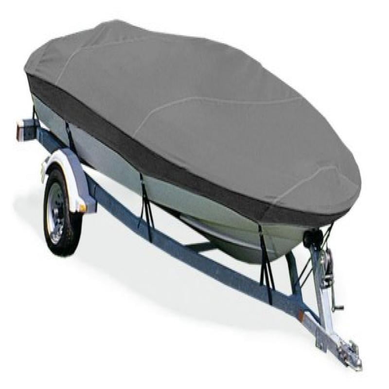 Taylor Made Products Trailerite Semi-Custom Boat Cover for V-Hull Fishing Boats with Outboard Motor without Hood... by TAYL - TAYLORMADE