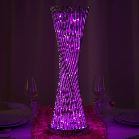 Balsacircle 24 Spiral Tower With 50 Led Lights Wedding Party Centerpiece Home Decorations Supplies Balsacircle 24 Spiral Tower With 50 Led Lights Wedding Party Centerpiece Home Decorations Supplies