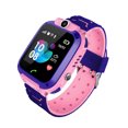 thumbnail image 4 of Chat de voz para niños Reloj para niños Reloj de pulsera con pantalla de 1,44 pulgadas para niños con correa de silicona, impermeable, rosa Inevent EL2943-05B, 4 of 7