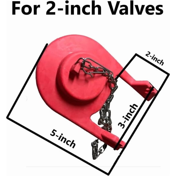 NuFlush 2-Inch Silicone Toilet Flapper with Adjustable Styrofoam Float Replacement