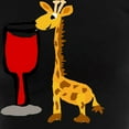 thumbnail image 3 of CafePress - Giraffe Drinking Wine - Women's Dark Pajamas, 3 of 4