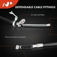 thumbnail image 3 of A-Premium Rear Driver and Passenger Side Parking Brake Cable Assembly Compatible with Toyota Models: RAV4 2004-2005, 2-PC Set - Replace# 4642042070, 4643042070, 3 of 6