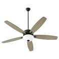 thumbnail image 5 of 70605-65 Quorum Lighting Breeze - 60 Inch Ceiling Fan-Satin Nickel Finish-Silver/Weathered Gray Blade Color, 5 of 5