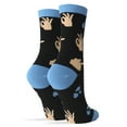 thumbnail image 4 of Oooh Yeah Womens Funny Humor Crew Socks, Perky, Crazy Novelty Fashion Socks, 4 of 4