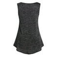 thumbnail image 3 of USSUMA Workout Tops for Women Women's Tank Tops Sleeveless Round Neck Solid Color Loose Fit Casual Plus Size Tops for Women Lace Lounging Tops Fashion Tops Party Gray Modal My Order Tank Top Xxxxl, 3 of 4