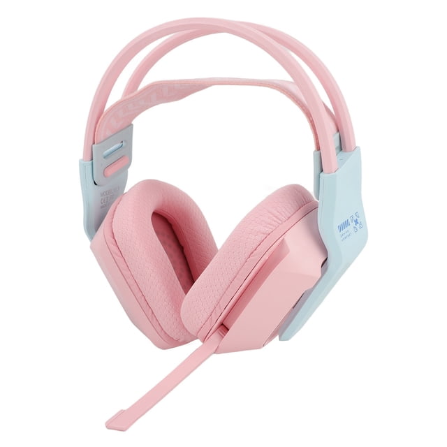 Adjustable Gaming Headset, Soft Ear Pads, Plug and Play, With Mic, Volume Control, Wired Gaming Headset With Memory Foam Ear Cushions, Compatible With PC, Laptop, Game Console