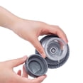 thumbnail image 3 of Snmubt Soap Dispensing Palm Brush Dishwashing Brush Ergonomic Grip Palm Brush Kitchen Cleaning Dishwasher Suitable for Sink Pots and Pans Cleaning (Bule, Plastic), 3 of 7