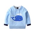 thumbnail image 1 of QUDDERR Chandail pour Tout-Petits Garçons, Manches Longues, Hauts en Tricot, Chandail, Automne Hiver, Motif de Dessin Animé, Chandail pour Enfants, Col Rond, Chandail de Base, 2-7 Ans, Garçons, 1 of 8