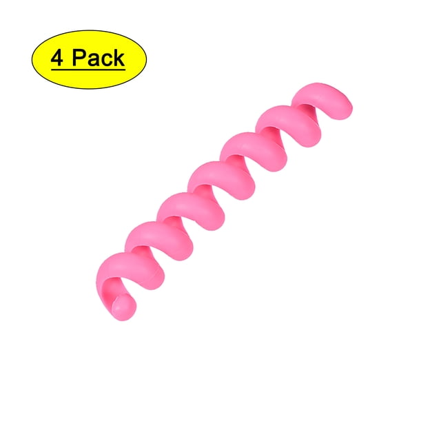 Organizador de Cables Uxcell, Gestión de Cables, Soportes Espirales Flexibles, 4 Paquetes