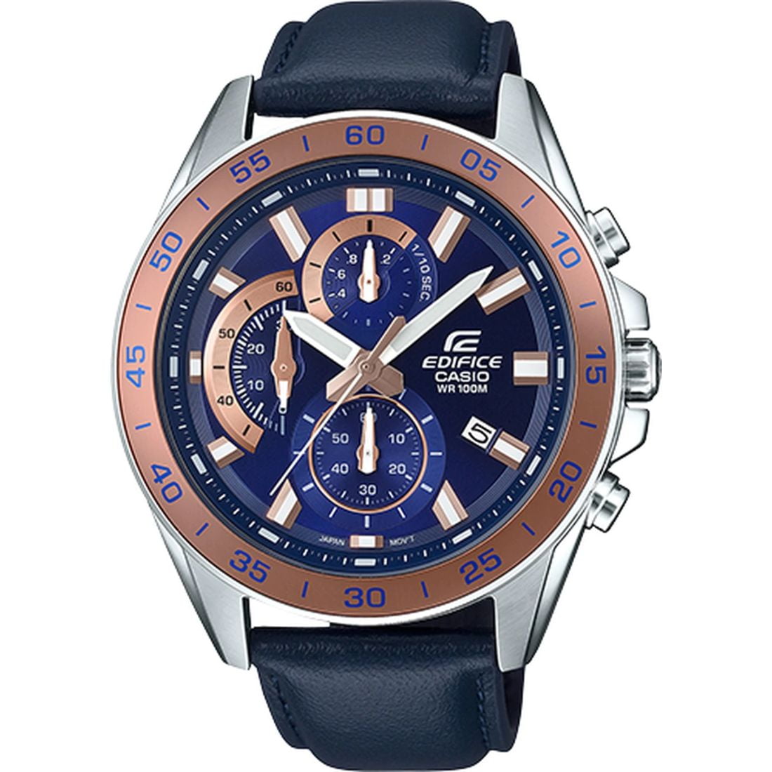 casio black chronograph watch