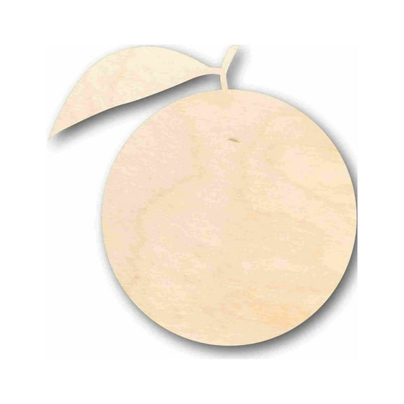 Unfinished Wood Orange Silhouette - Craft- up to 46" DIY 12" / 1/2"