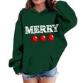 thumbnail image 1 of Sudadera con capucha para niñas y niños, sudadera de manga larga con cuello redondo y estampado de moda, jersey con bolsillo, sudadera de poliéster para niñas, 1 of 8