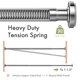 thumbnail image 5 of Barra para cortina de ducha AmazerBath Spring Tension, 80 — 190 cm, cromada, 5 of 7