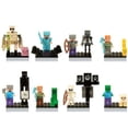 thumbnail image 1 of Minecraft Characters Minifigures Toy Building Kit Compatible For LEGO Playset , Age 6+, 1 of 5