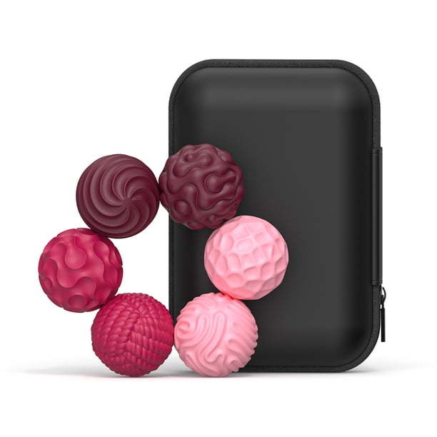 large size Magnetic Balls Fidget Toys,6 PCS Stress Relief Sensory Toys for Autism ADHD Anxiety, Silicone Fidget Toys for Kids & Adults Office Desk Toy,Christmas Birthday Gift for Women Men T