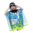 thumbnail image 2 of Monstrate Capa de baño para niños Dibujos animados Niños Ducha Toalla con capucha Baño Secado Jersey Poncho Type1 NO1, 2 of 6