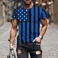 thumbnail image 3 of Men'S Short-Sleeved T-Shirt Short-Sleeved Crew Neck Printed T-Shirt 3D Printed Graphic Short Sleeves,Multicolor,L, 3 of 5