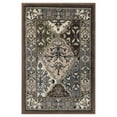 thumbnail image 2 of Superior Paloma Modern Damask Indoor Area Rug, 2' x 3', Chocolate, 2 of 8