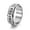 Silver, variant on Stainless Steel Rotatable Ring for Men Electroplated Silver Gold Black Varied Sizes 6 7 8 9 10 11 12 13 Online