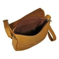 thumbnail image 2 of Le Donne Leather Vertical Flap Over Shoulder Bag H-149R, 2 of 5