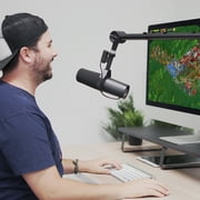 Mount-It! Adjustable Microphone Boom Arm with Clamp