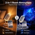 thumbnail image 4 of 2027 New Hd Smart Dynamic 5d Holographic Night Light Projector, Plug and Play Hd Star Projector, 360° Adjustable Galaxy and Ocean Projectors for Bedroom Ceiling (6 Projection Films), 4 of 7