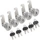 thumbnail image 1 of Cerradura de seguridad de 5 uds., cerradura para cajón de gabinete de 30mm con cerradura de buzón, cerradura cilíndrica de combinación, Cerradura para puerta de gabinete, 1 of 3
