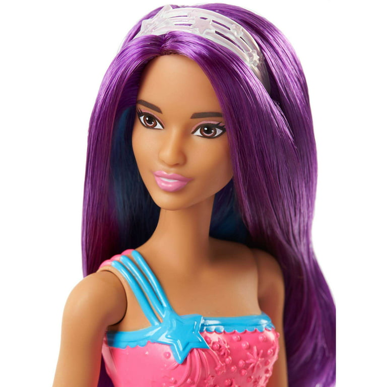 Barbie Dreamtopia Mermaid Doll (Purple Hair) with Blue & Purple Ombre
