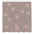 thumbnail image 3 of Ambesonne Geometric Shower Curtain, Celtic Baroque Boho, 69"Wx84"L, Brown Beige, 3 of 5