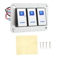thumbnail image 2 of Panel de interruptores de control de luces, panel de interruptores basculantes, panel de 3 interruptores basculantes, panel de interruptores de palanca, durabilidad comprobada, 2 of 9