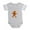 Heather Gray, variant on CafePress - Oh Snap Gingerbread Man - Cute Infant Baby Football Bodysuit
