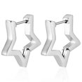 thumbnail image 1 of z Hypoallergenic 14K Plated Stainless Steel Earrings with Minimalist Design, 1 of 1