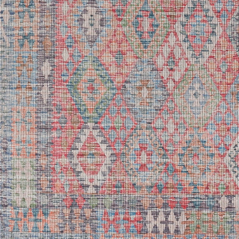 Artistic Weavers Cadencia Red/Blue Traditional 9' x 12' Machine Washable Area Rug, Size: 9'3 inch x 12