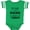 Football Green and White, variant on Inktastic My Dad is a Teacher and a Hero Boys or Girls Baby Bodysuit