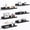 Black, variant on Floating Shelves for Wall, Wall Shelves for Decor Storage Set of 6, Wall Mounted Wood Shelf for Bedroom, Living Room, Bathroom, Kitchen, Picture Ledge Shelf