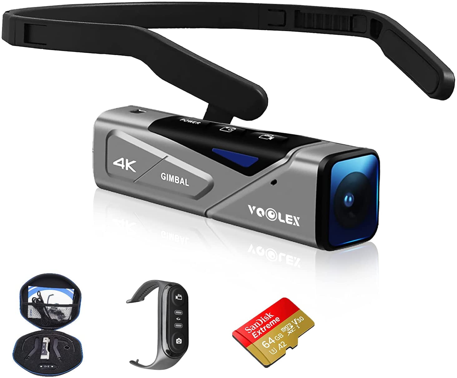 ORDRO EP7 Camcorder 4K FPV Vlog HandsFree Camcorder Head Wearable