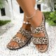thumbnail image 2 of WILLBEST Sandalias De Plataforma Con Estampado De Leopardo Para Mujer, Zapatos Informales De Cuña Con Punta Abierta, Cómodos Para La Playa, Para Verano, 2 of 7