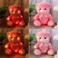 thumbnail image 1 of Grabación de sonido colorido oso luminoso peluche juguete niños regalo(8) Sywqhk libre de BPA, 1 of 9