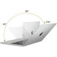 thumbnail image 4 of Mosiso Case for MacBook Air 13.6 inch 2025-2022 M4 A3240 M3 A3113 M2 A2681, Hard Shell&Keyboard Cover&Screen Protector&Type C Adapter 2 Pack, Frost, 4 of 6