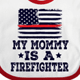 thumbnail image 4 of Inktastic Mommy is a Firefighter Boys or Girls Baby Bib, 4 of 4