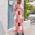 thumbnail image 3 of Red And White Patchwork Dress Valentine Heart Trendy Maxi Dress Boho Beach Long Dresses High Waist Graphic Clothes, 3 of 5
