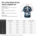 thumbnail image 5 of Kdxio Men'S Hawaiian Shirt For Men Short Sleeve Shirt Shark Summer Casual Holiday Beach Button Down T-Shirts, 5 of 5