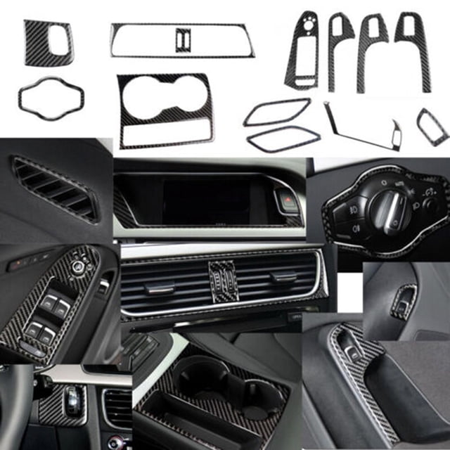 Customize Your Car with Carbon Fiber Cover Trim Set for A4 B8 2008 2015