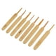 thumbnail image 5 of Juego De Agujas De Tejer, Diseño Ergonómico, Portátil, Práctico Mango De Bambú Blanco, Agarre Cómodo, Ganchos De Ganchillo Para Tejer Encaje, 5 of 8