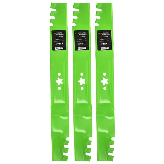 LawnRAZOR Toothed Blade for Husqvarna 580244001 3 Pack 810-CBL2382D