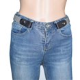thumbnail image 3 of 2pcs Adjustable Unisex Stretch Waist Belt No Buckle Elastic Belts for Jeans Pants Dress (Coffee+Grey), 3 of 4