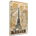 thumbnail image 1 of Tangletown Fine Art 'Paris' Graphic Art Print on Wrapped Canvas, 1 of 2